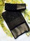 Tew Soft Bleck Dola Silk Sarees Best Wholesale Price In Surat